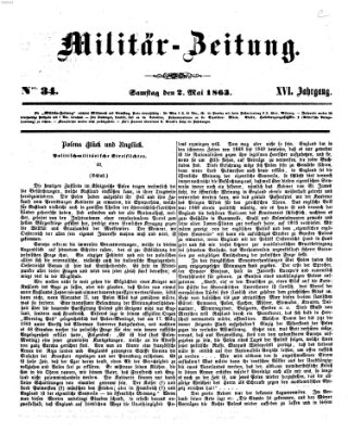 Militär-Zeitung Samstag 2. Mai 1863