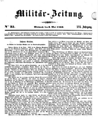 Militär-Zeitung Mittwoch 6. Mai 1863