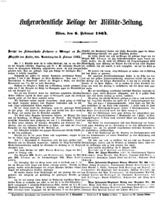 Militär-Zeitung Samstag 6. Februar 1864