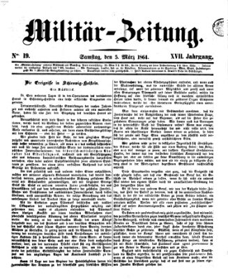 Militär-Zeitung Samstag 5. März 1864