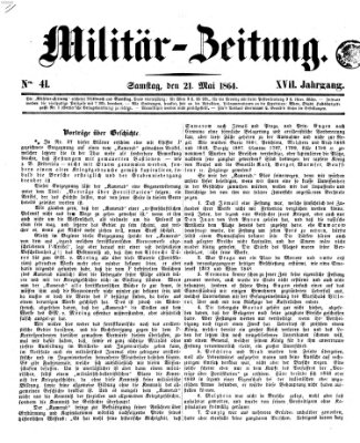 Militär-Zeitung Samstag 21. Mai 1864