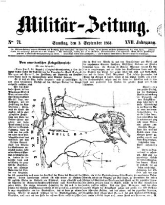 Militär-Zeitung Samstag 3. September 1864