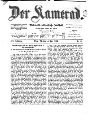 Der Kamerad Dienstag 14. Juni 1864