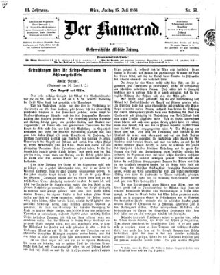 Der Kamerad Freitag 15. Juli 1864