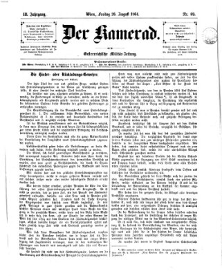 Der Kamerad Freitag 26. August 1864