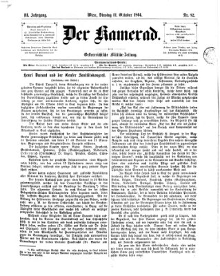 Der Kamerad Dienstag 11. Oktober 1864