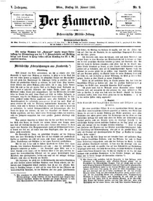 Der Kamerad Dienstag 30. Januar 1866