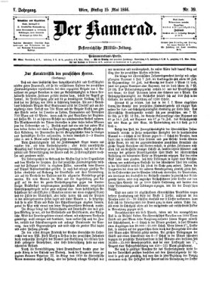 Der Kamerad Dienstag 15. Mai 1866