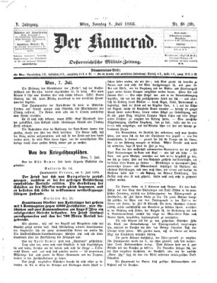 Der Kamerad Sonntag 8. Juli 1866