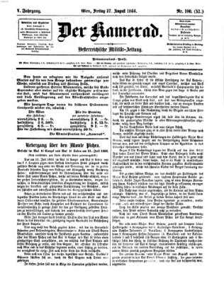 Der Kamerad Freitag 17. August 1866