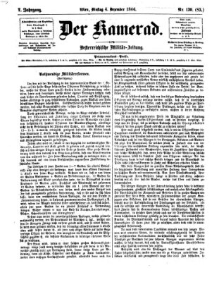 Der Kamerad Dienstag 4. Dezember 1866