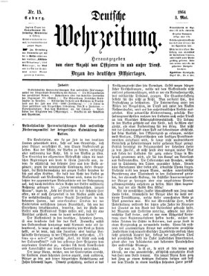 Deutsche Wehrzeitung (Allgemeine deutsche Arbeiter-Zeitung) Dienstag 3. Mai 1864