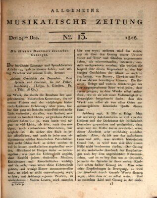 Allgemeine musikalische Zeitung Mittwoch 24. Dezember 1806