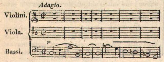 Erster Act. No. 1 Jagdchor. – Adagio