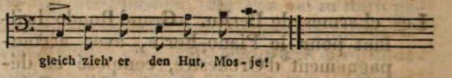 Der Freischütz, Akt I, Nr. 1 Introduzione, T. 114 B. Chor.