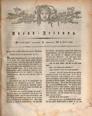 Abend-Zeitung Mittwoch 9. Januar 1805