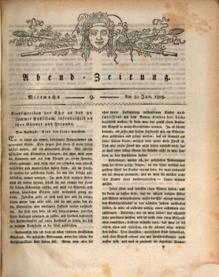 Abend-Zeitung Mittwoch 30. Januar 1805