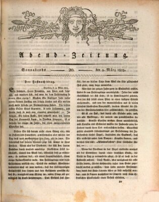 Abend-Zeitung Samstag 9. März 1805