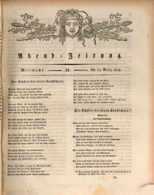 Abend-Zeitung Mittwoch 13. März 1805