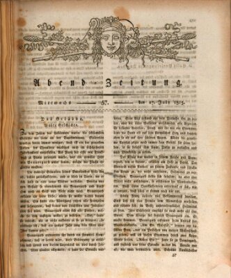 Abend-Zeitung Mittwoch 17. Juli 1805