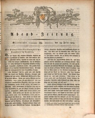 Abend-Zeitung Mittwoch 24. Juli 1805