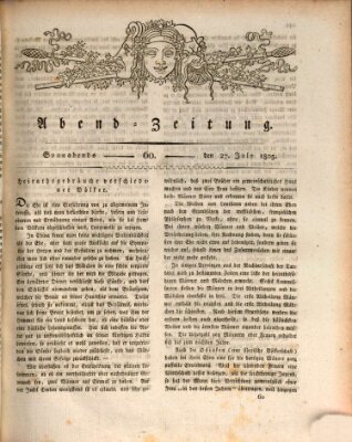 Abend-Zeitung Samstag 27. Juli 1805