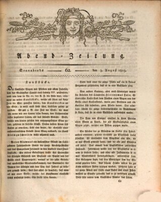 Abend-Zeitung Samstag 3. August 1805