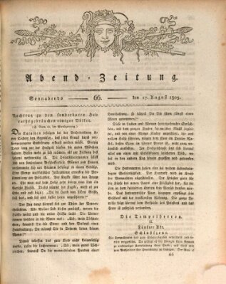 Abend-Zeitung Samstag 17. August 1805