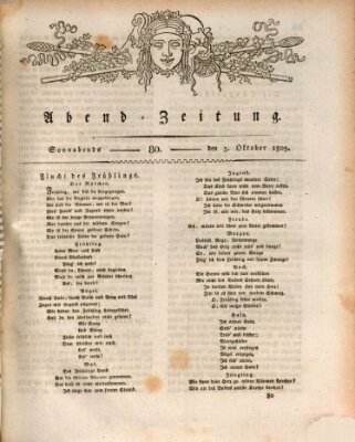 Abend-Zeitung Samstag 5. Oktober 1805