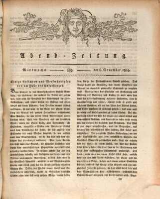 Abend-Zeitung Mittwoch 6. November 1805