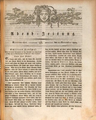 Abend-Zeitung Mittwoch 20. November 1805