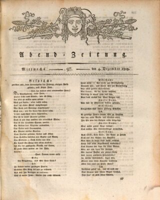 Abend-Zeitung Mittwoch 4. Dezember 1805