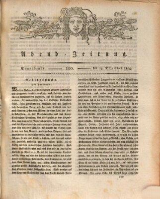 Abend-Zeitung Samstag 14. Dezember 1805