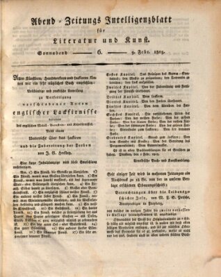 Abend-Zeitung Samstag 9. Februar 1805