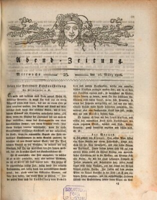 Abend-Zeitung Mittwoch 26. März 1806