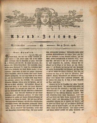 Abend-Zeitung Mittwoch 4. Juni 1806