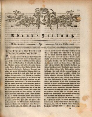 Abend-Zeitung Mittwoch 23. Juli 1806