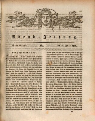 Abend-Zeitung Samstag 26. Juli 1806