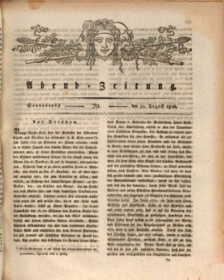 Abend-Zeitung Samstag 30. August 1806