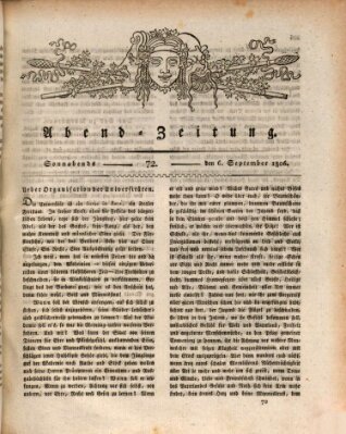 Abend-Zeitung Samstag 6. September 1806