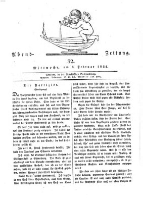 Abend-Zeitung Mittwoch 6. Februar 1822