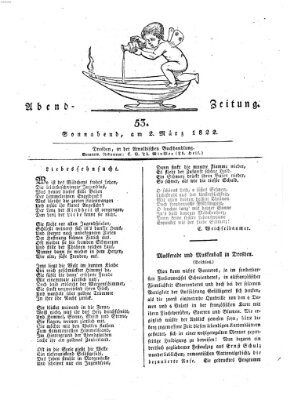 Abend-Zeitung Samstag 2. März 1822