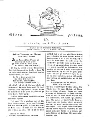 Abend-Zeitung Mittwoch 3. April 1822