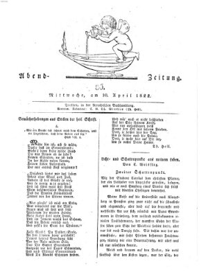 Abend-Zeitung Mittwoch 10. April 1822