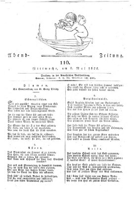 Abend-Zeitung Mittwoch 8. Mai 1822