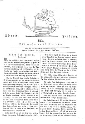 Abend-Zeitung Mittwoch 22. Mai 1822