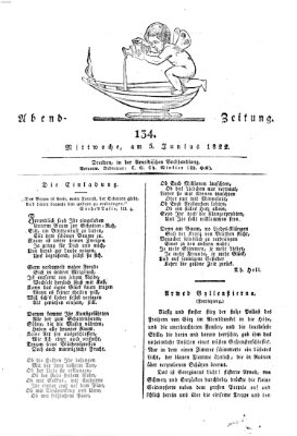 Abend-Zeitung Mittwoch 5. Juni 1822