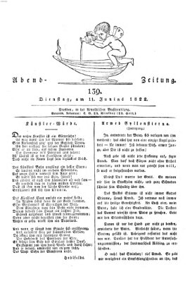 Abend-Zeitung Dienstag 11. Juni 1822