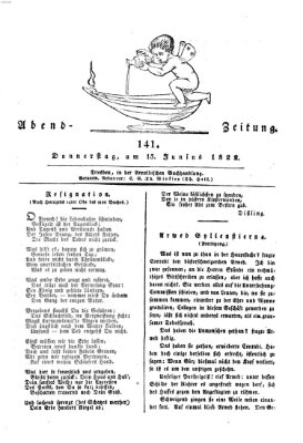 Abend-Zeitung Donnerstag 13. Juni 1822