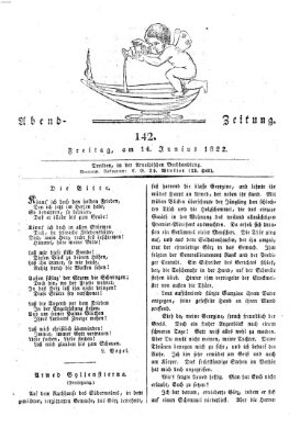 Abend-Zeitung Freitag 14. Juni 1822